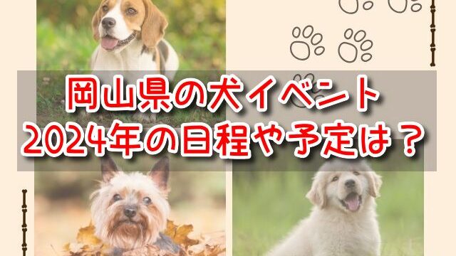 岡山県　犬イベント