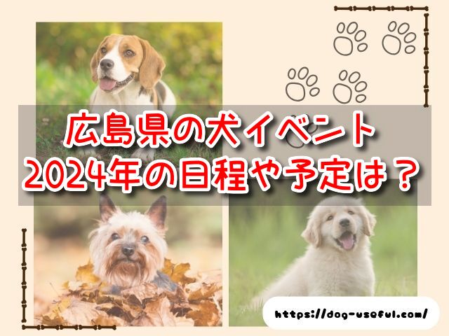 広島県　犬イベント